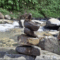 Rock balancing